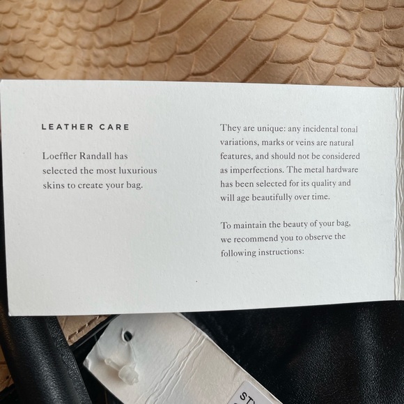 NWT Loeffler Randall Calfskin Work Tote - Picture 6 of 16